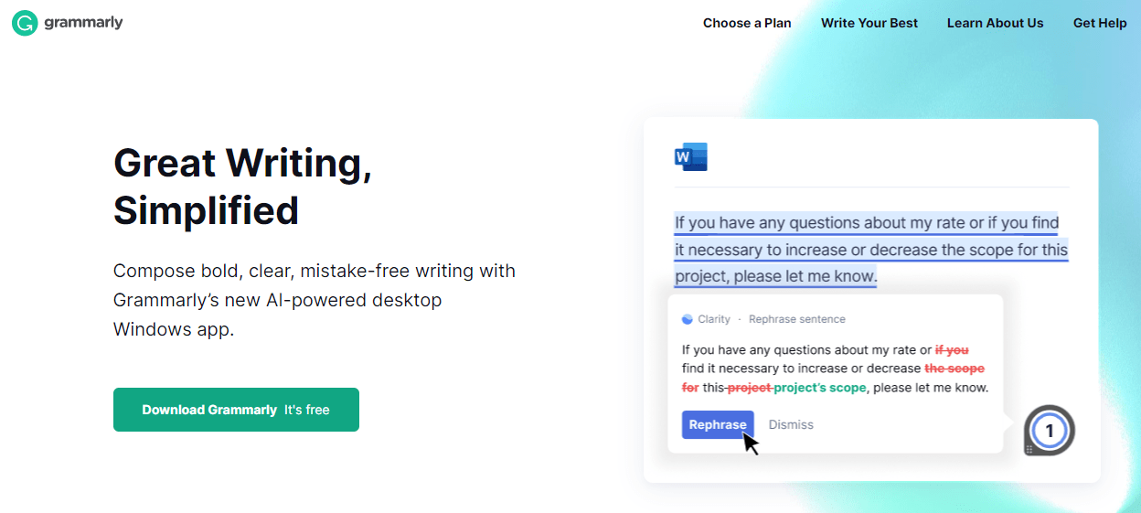 grammarly anasayfası